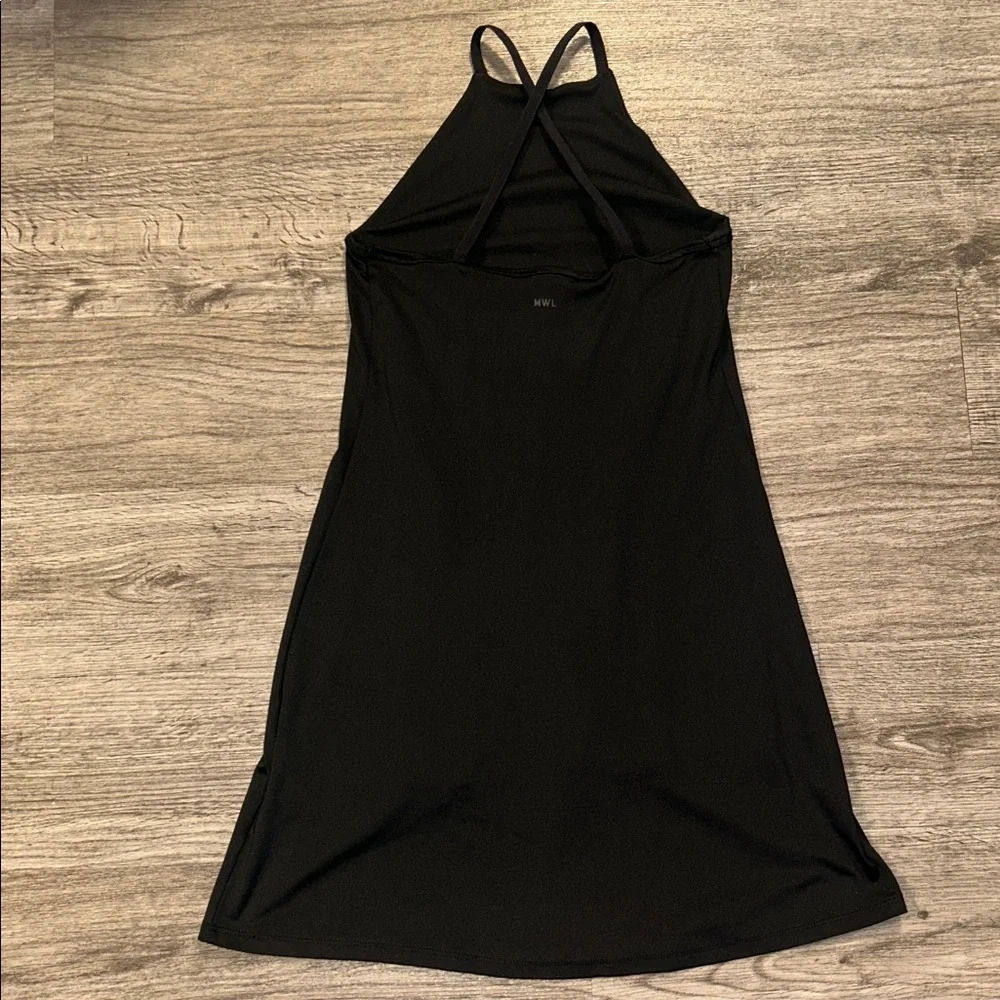 Madewell MWL Black Athletic Halter A-Line Dress Size XXS - Picture 3 of 11